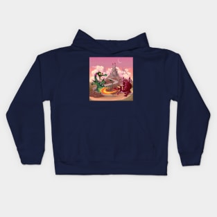 Dragon's Castle Kids Hoodie